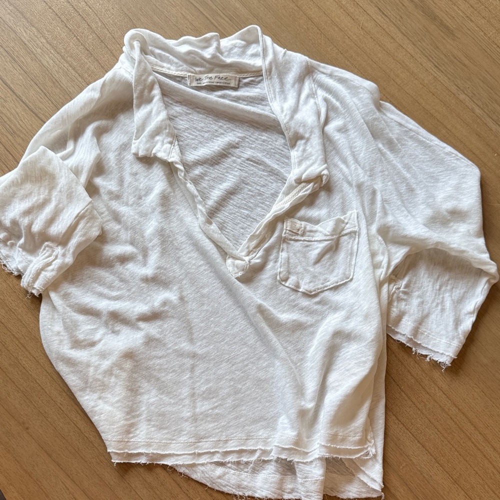 We The Free Cream Top